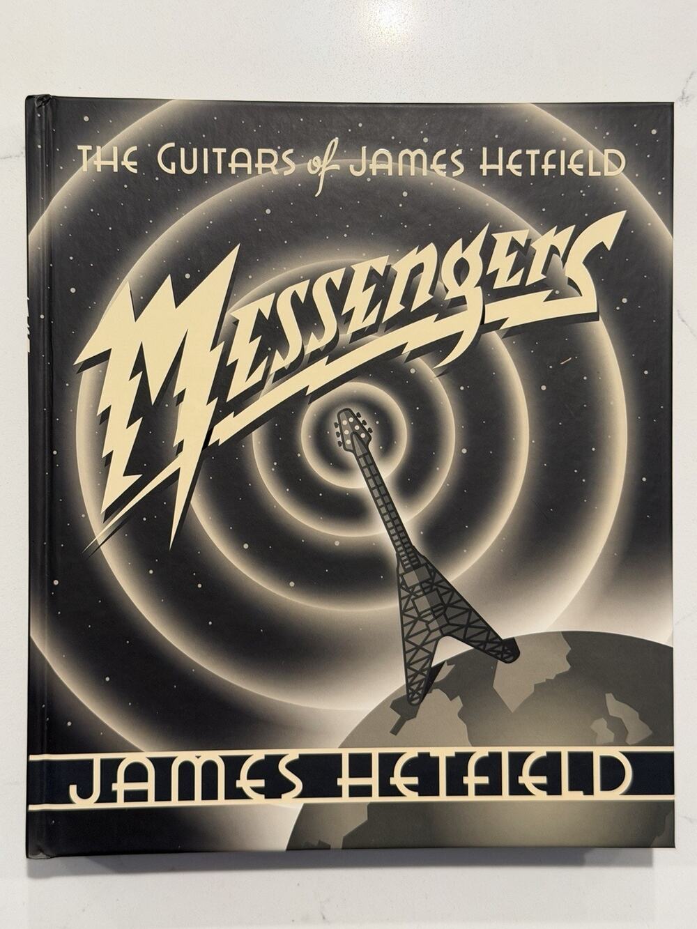 SIGNED James Hetfield Metallica Book Messengers the Guitars W/ COA AUTOGRAPH #9